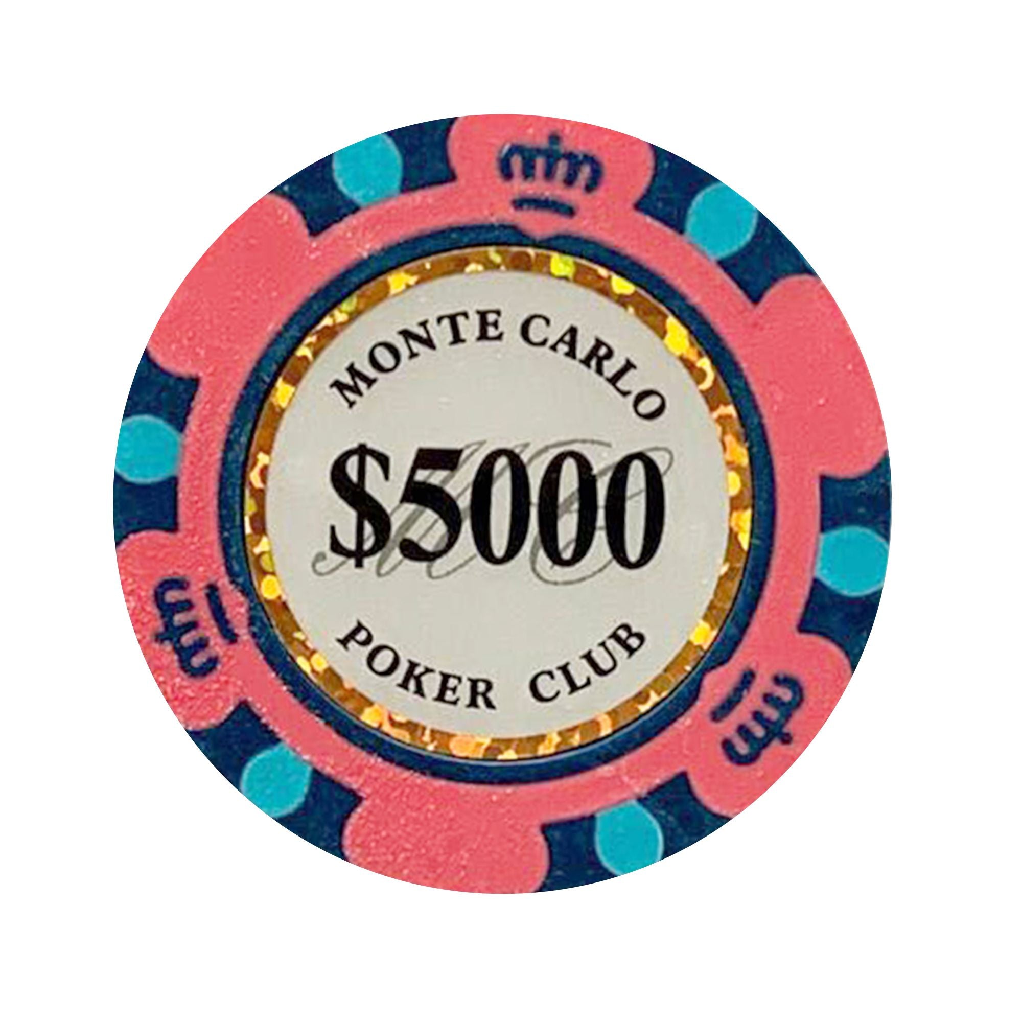 Bộ chip poker Monte Carlo 5000 trị giá $5,000 chất lượng cao