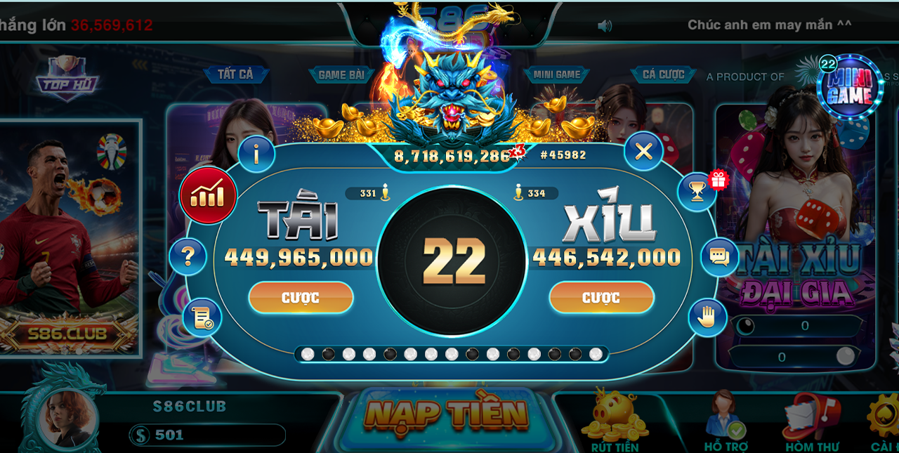 S86 Club - Sân chơi game bài kiếm tiền